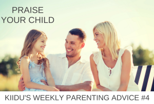 Praising your child for good behavior