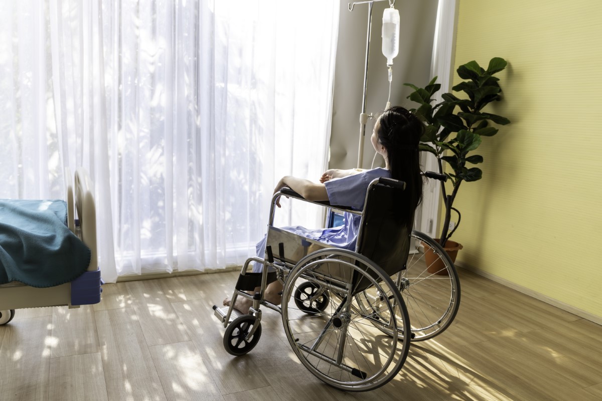 Quadriplegic patient
