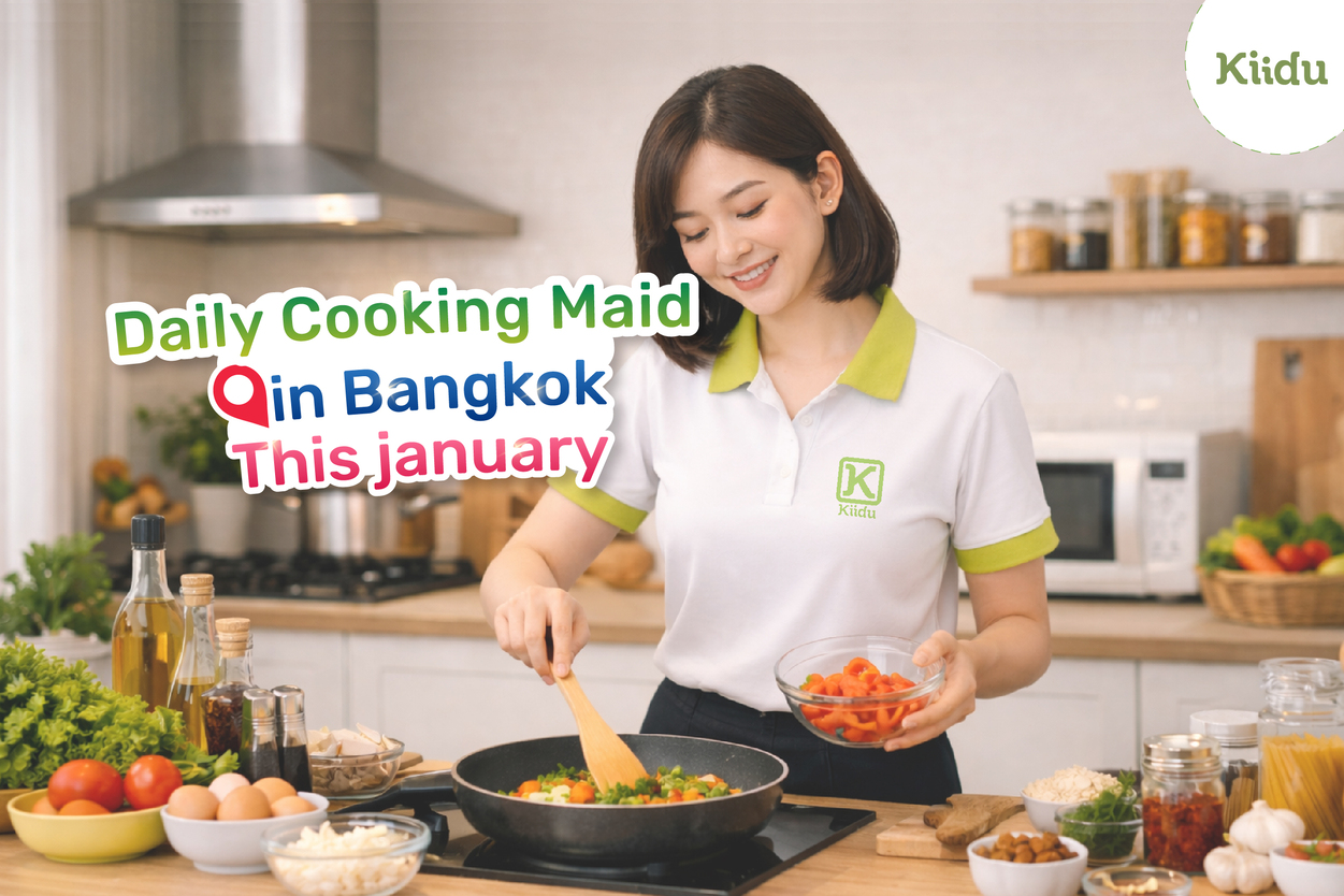 Hiring a maid for daily cooking in Bangkok this January helps busy families and professionals save time,