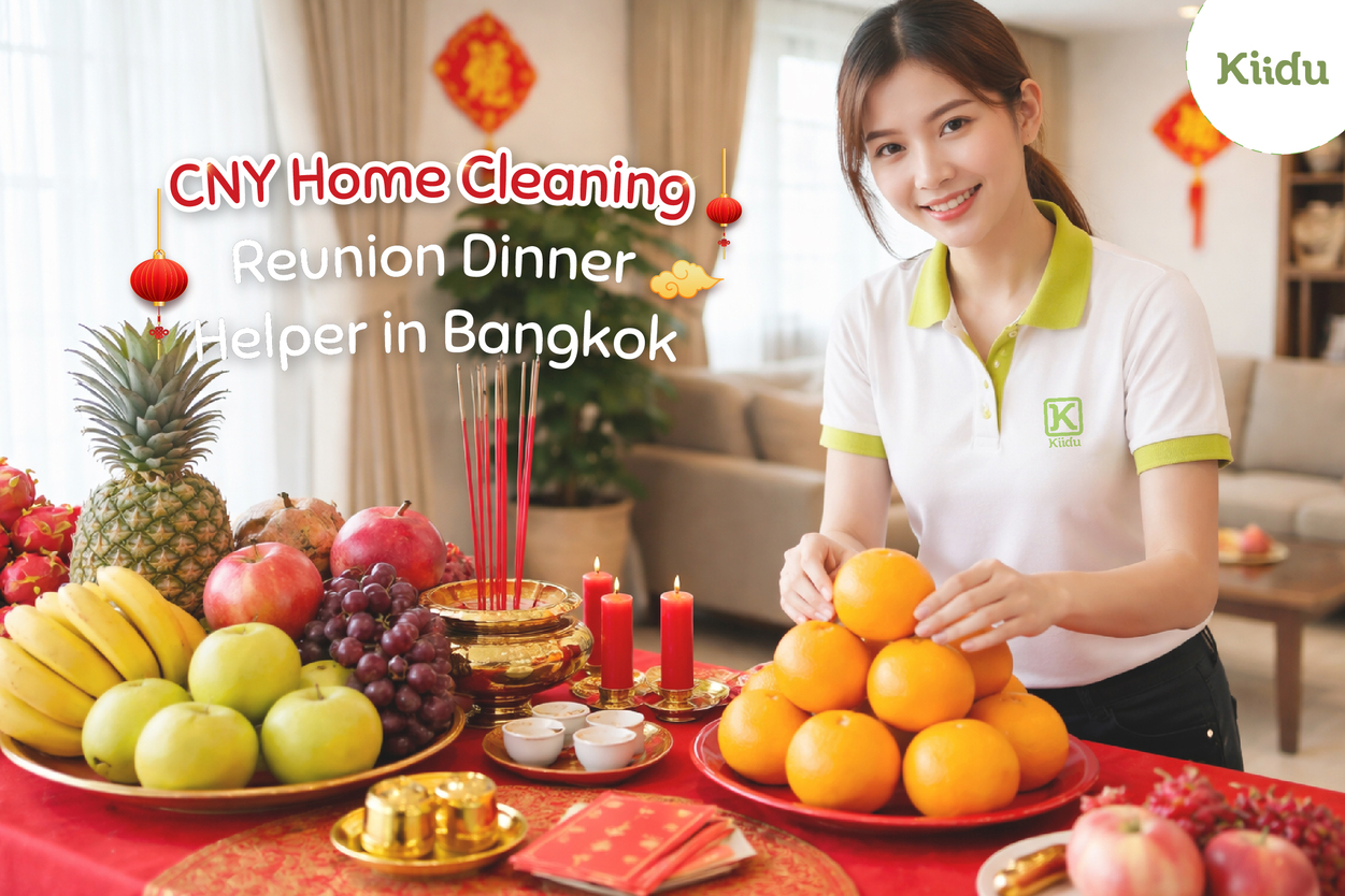 In Chinese tradition, cleaning your home before the New Year: