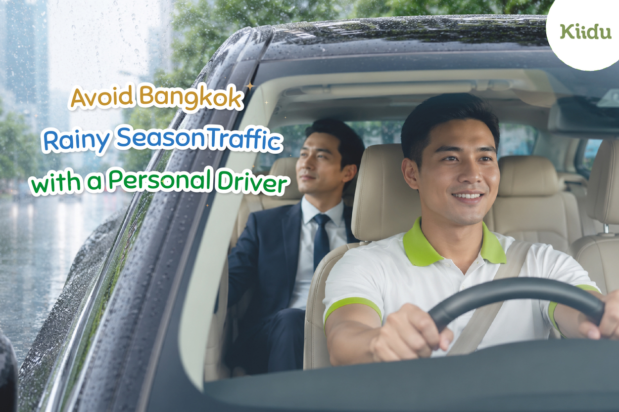Bangkok’s rainy season begins in June, bringing frequent downpours, flooded streets, and severe traffic congestion.