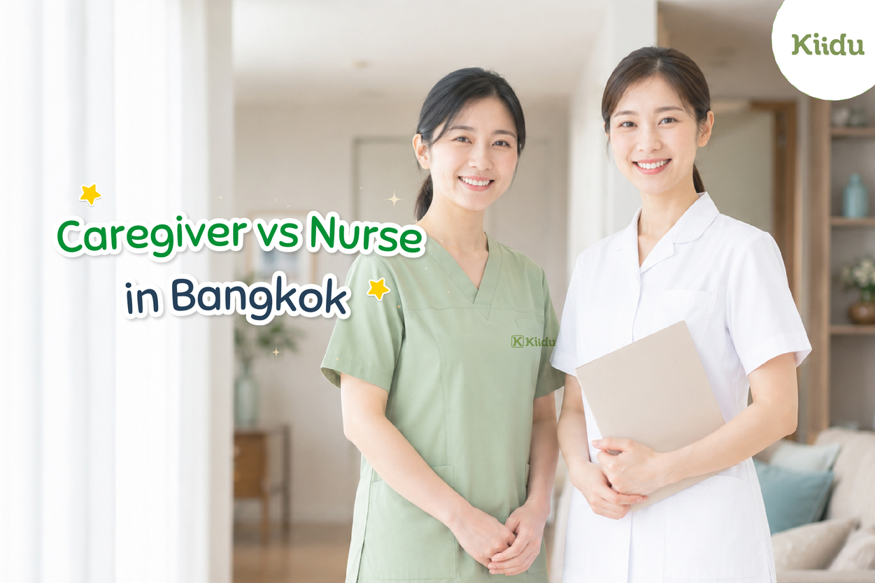 Caregiver vs Nurse in Bangkok: What’s the Difference?