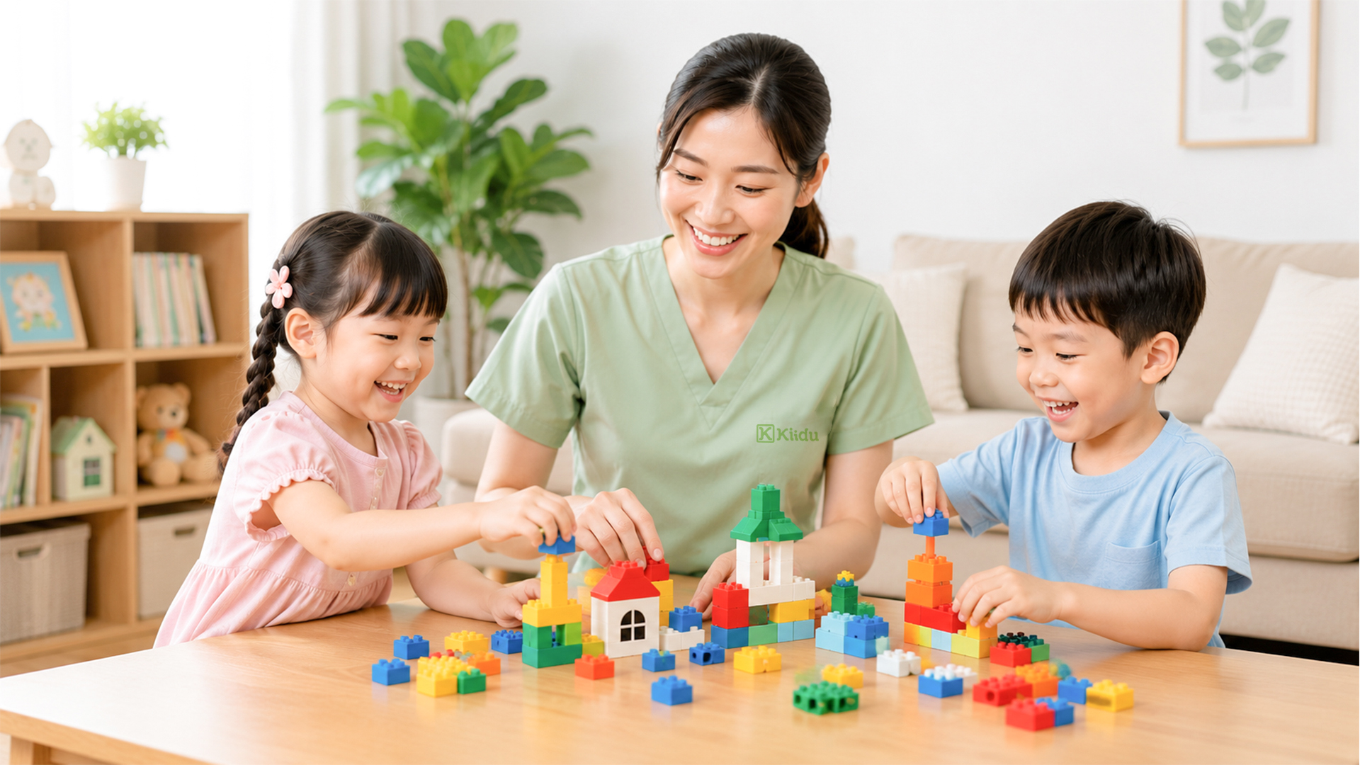 Family using Kiidu services